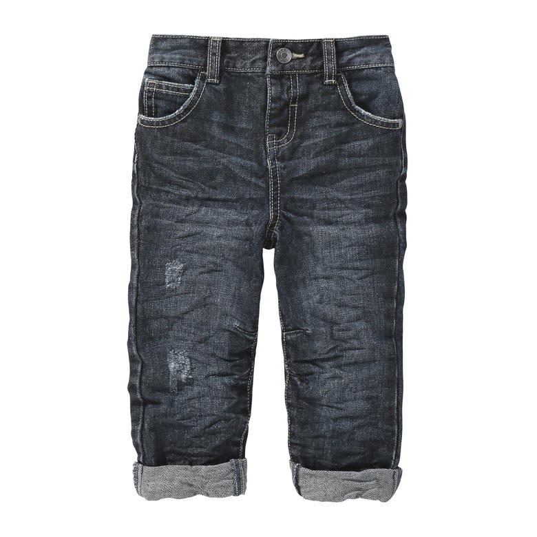 Boys Cuffed Jeans Cuffed Jeans Denim is the ultimate in casual comfort. Cuffed jeans take denim to a new level of cool, and this modern twist on blue jeans is as fun as it is functional.